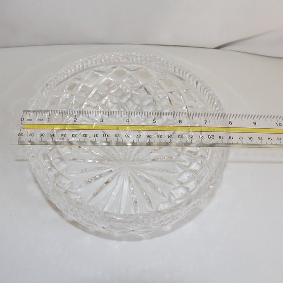 Vintage Waterford Diamond Pattern Crystal Bowl - Picture 4 of 13